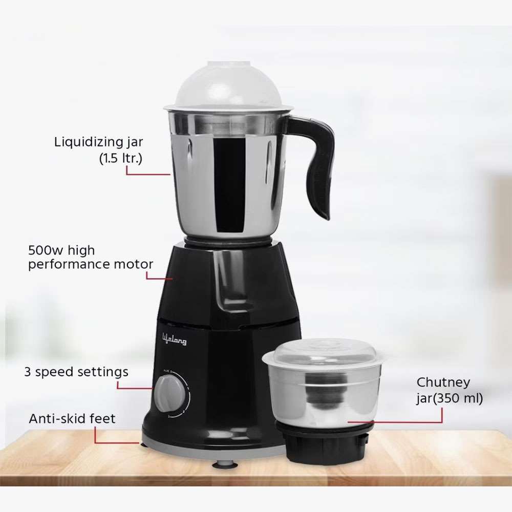 Lifelong Power Mix 500W Mixer Grinder